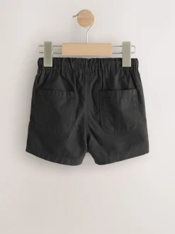 Zwart - Shorts met trekkoord (3mnd-7jr)