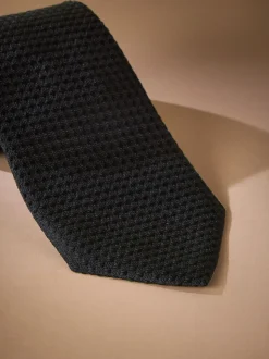 Zwart - Signature das met textuur van Italiaanse zijde