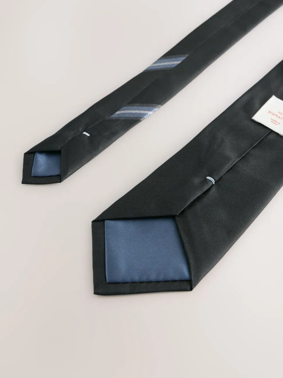 Zwart - Signature zijden das