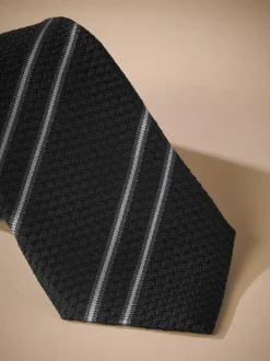 Zwart - Signature zijden das