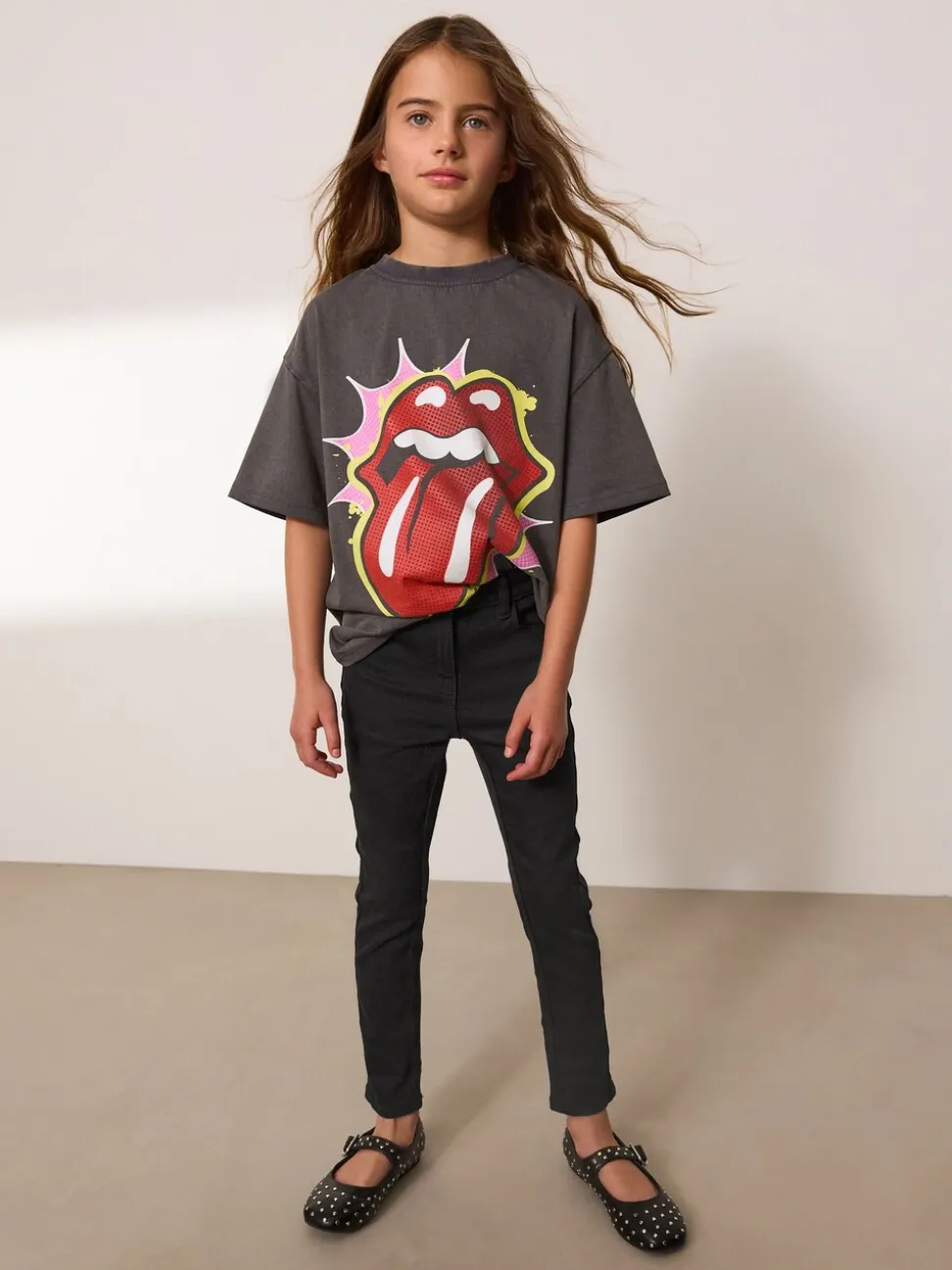 Zwart - Skinny jeans (3-16 jr)