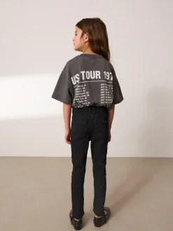 Zwart - Skinny jeans (3-16 jr)