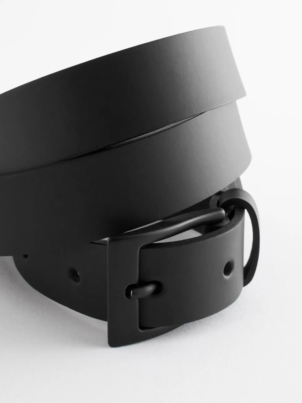 Zwart - Skinny riem