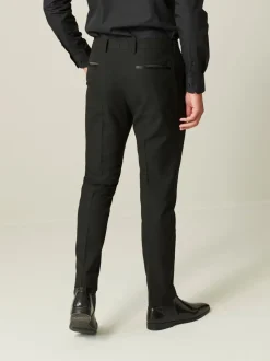 Zwart - Skinny-fit smoking: pantalon