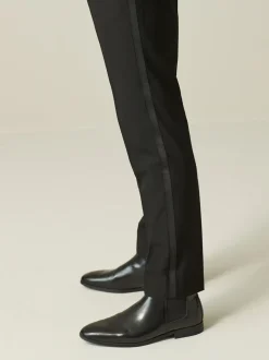 Zwart - Skinny-fit smoking: pantalon