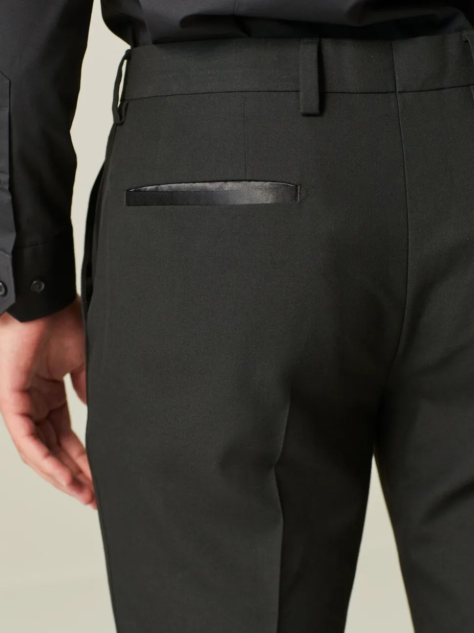Zwart - Skinny-fit smoking: pantalon