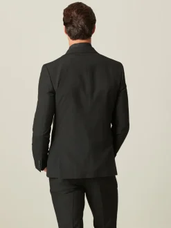 Zwart - Skinny-fit smoking: colbert