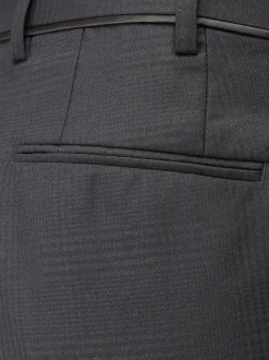 Zwart - Skopes getailleerd Newman-kostuum met ruit: pantalon
