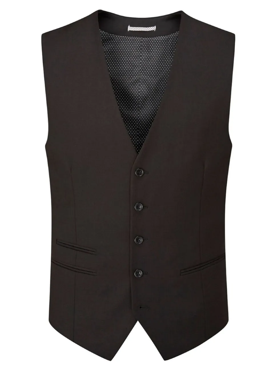 Zwart - Skopes Madrid regular fit gilet