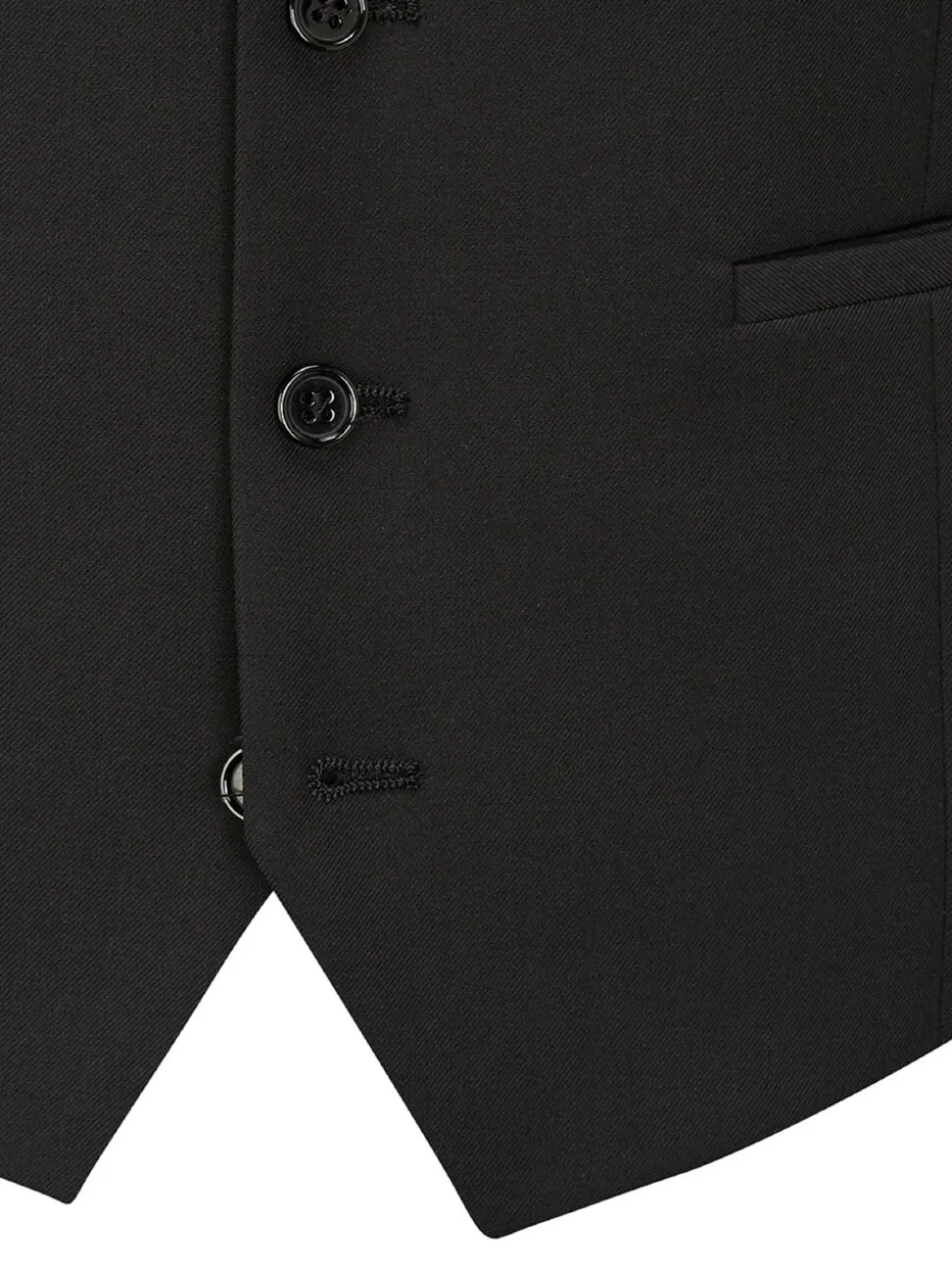 Zwart - Skopes Milan Scoop Slim fit gilet