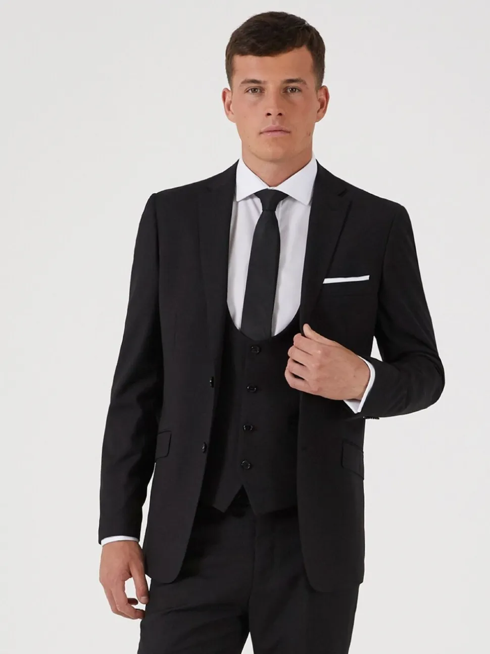 Zwart - Skopes Slim fit Milan Pak Jack