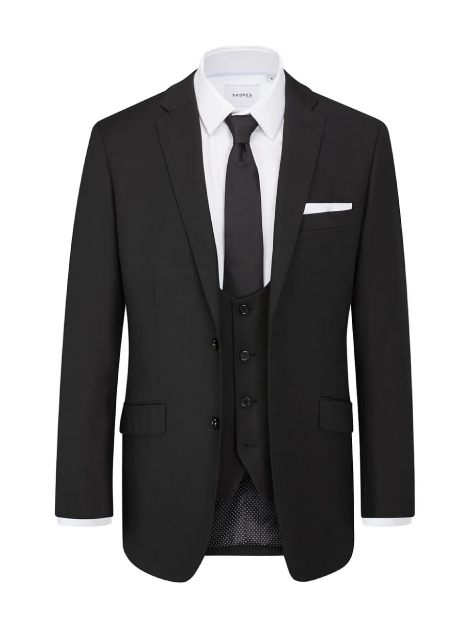 Zwart - Skopes Slim fit Milan Pak Jack