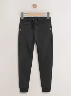 Zwart - Slanke sportjoggingbroek (3-16jaar)