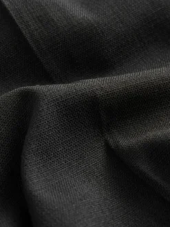 Zwart - Slim Fit - Adjustable Tuxedo Trousers With Wool
