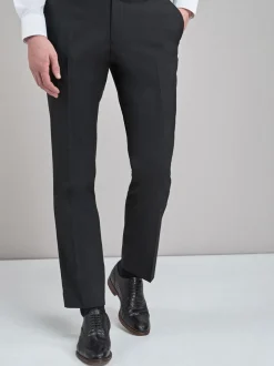 Zwart - Slim Fit - Chique stretchy broek
