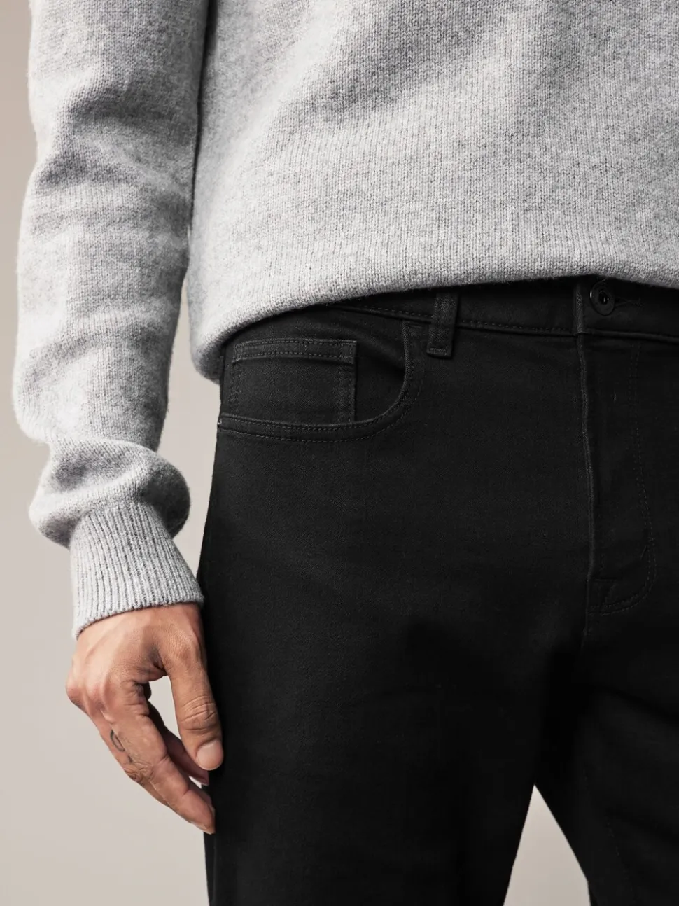 Zwart - Slim Fit - Comfortabele stretchjeans