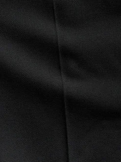 Zwart - Slim Fit - Elasticated Waist Motionflex Stretch Smart Trousers