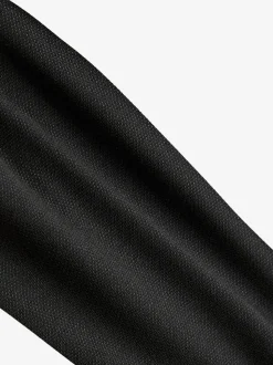 Zwart - Slim Fit - Elasticated Waist Motionflex Stretch Smart Trousers