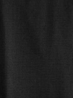 Zwart - Slim Fit - Modieuze broek met textuur