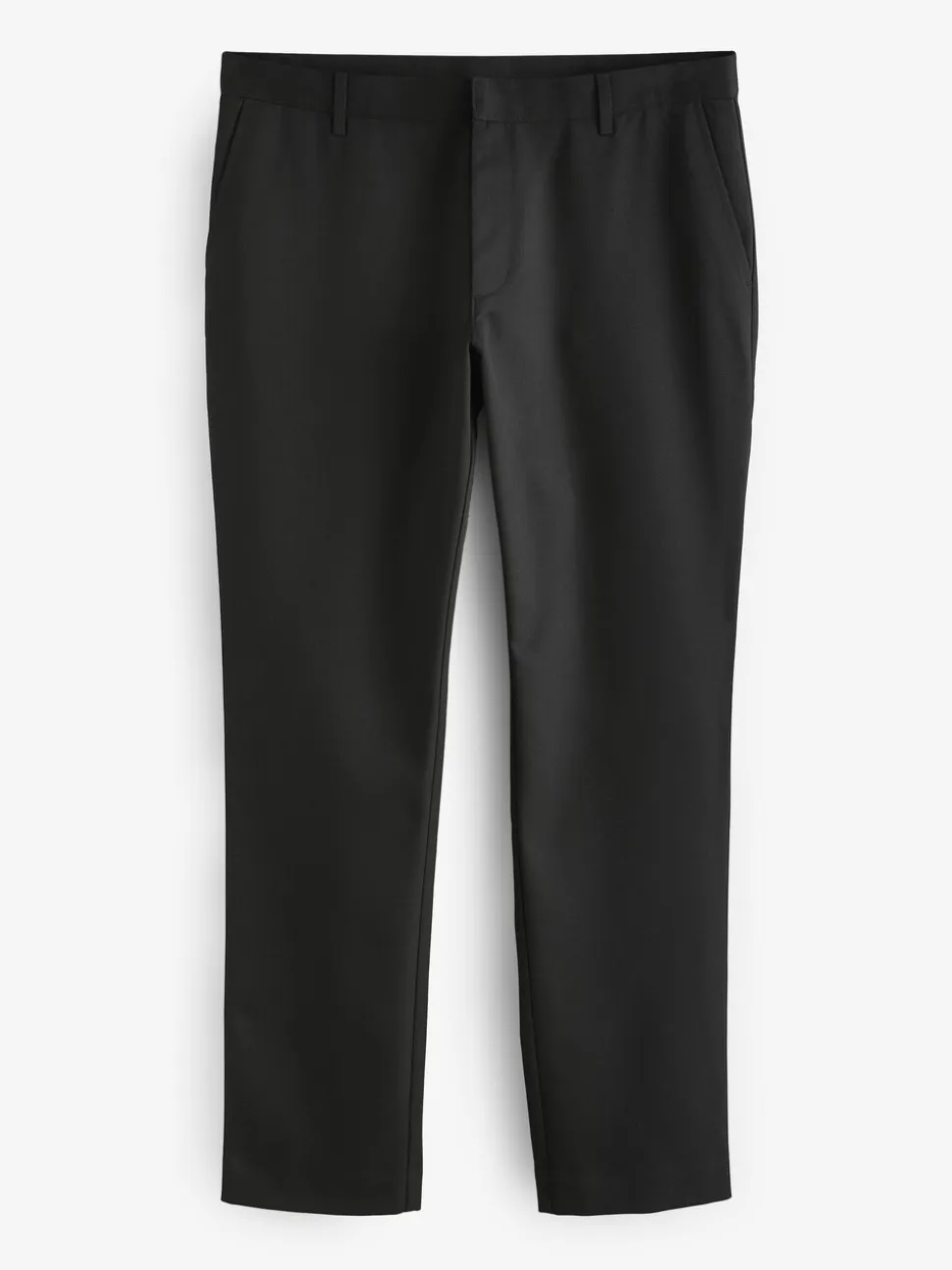 Zwart - Slim Fit - Modieuze broek zonder plooien