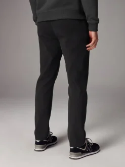 Zwart - Slim Fit - Motionflex chino