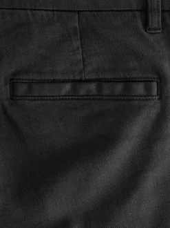 Zwart - Slim Fit - Motionflex chino