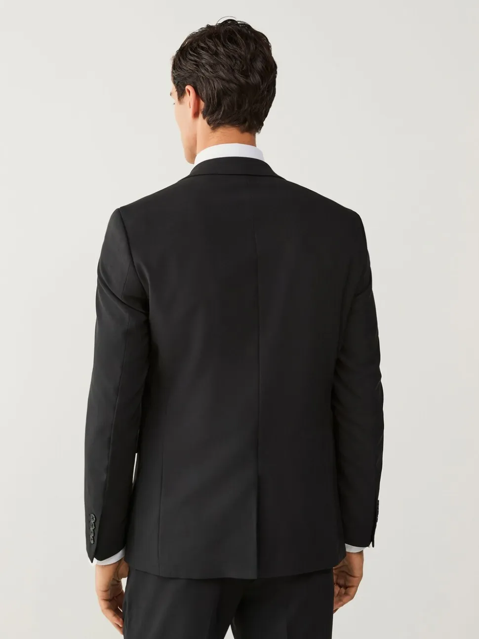 Zwart - Slim Fit - Must-have kostuum: colbert