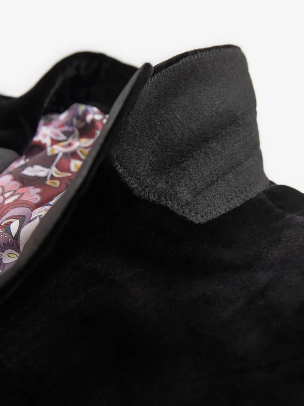 Zwart - Slim Fit - Signature Pontoglio Italiaanse fluwelen blazer