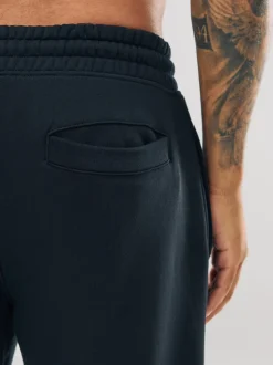Zwart - Slim Fit - Slim Fit Brushback Heavyweight Joggers