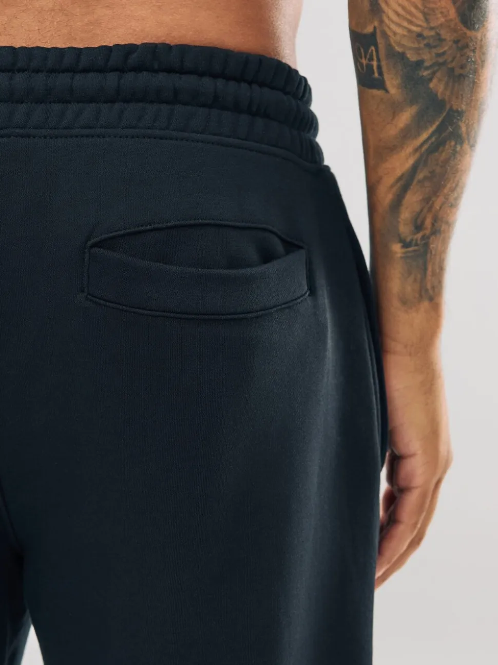 Zwart - Slim Fit - Slim Fit Brushback Heavyweight Joggers