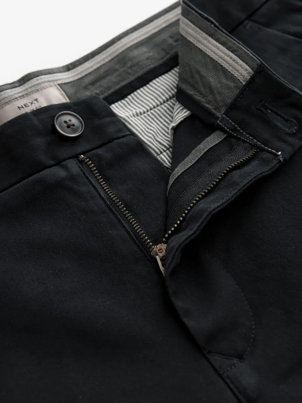 Zwart - Slim Fit - Stretchy chino