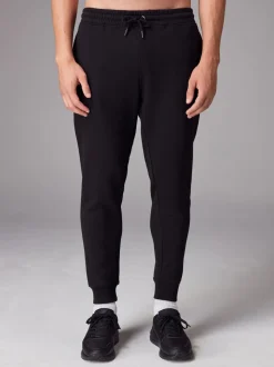 Zwart - Slim Fit Brushback Heavyweight 2 Pack Joggers