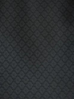 Zwart - Slim Fit Jacquard Tuxedo Suit Jacket