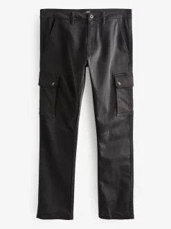 Zwart - Slim Fit Motionflex Strech Cargo Trousers