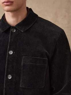 Zwart - Slim Rijk Corduroy Jack
