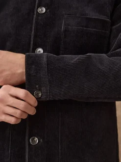 Zwart - Slim Rijk Corduroy Jack