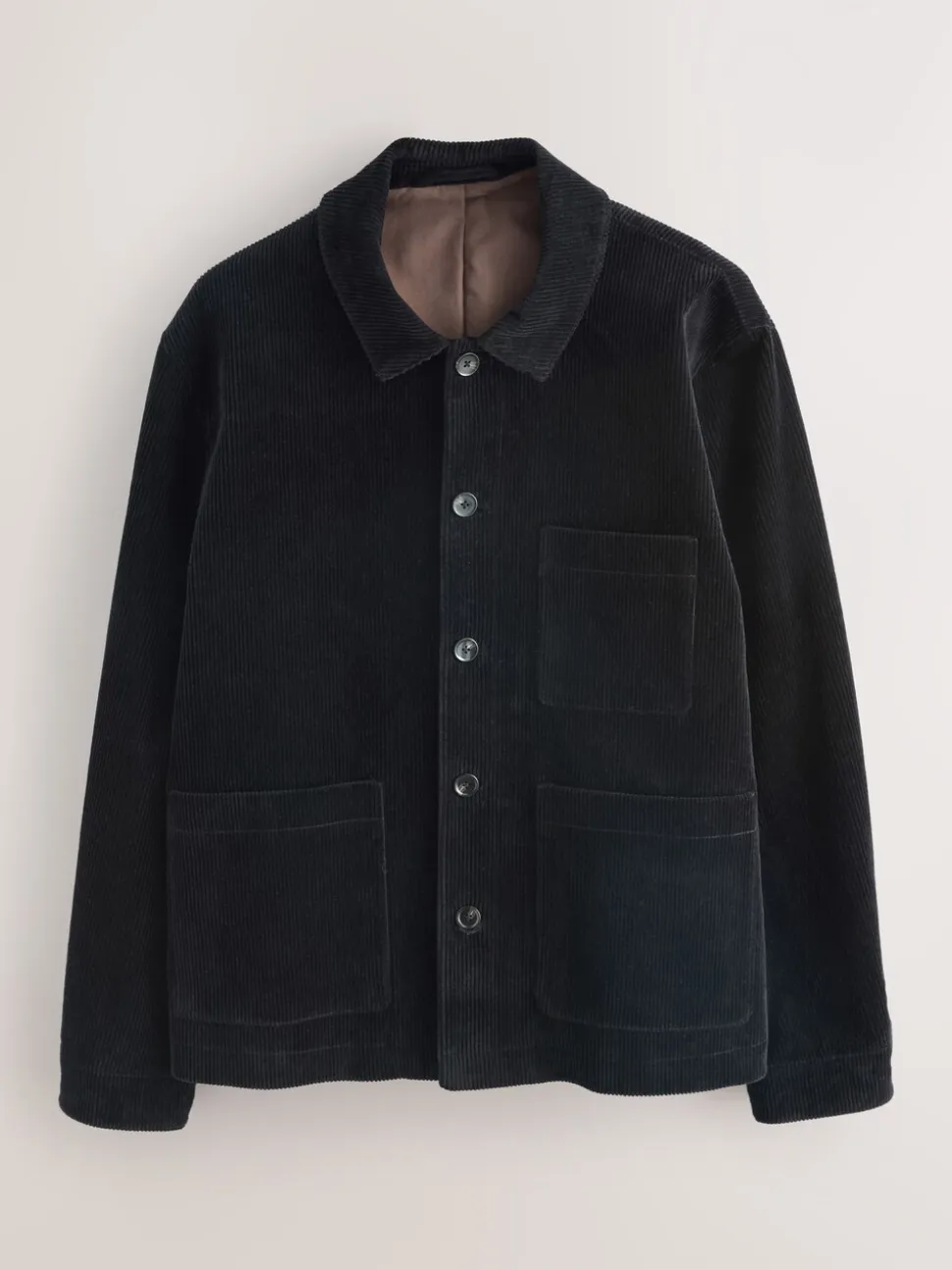 Zwart - Slim Rijk Corduroy Jack