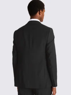 Zwart - Smal - MOSS - Stretch colbert