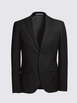 Zwart - Smal - MOSS - Stretch colbert