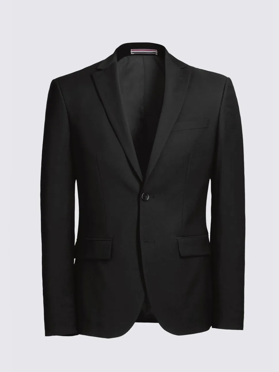 Zwart - Smal - MOSS - Stretch colbert
