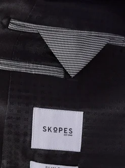 Zwart - Smal - Skopes Sinatra fit diner kostuumjasje