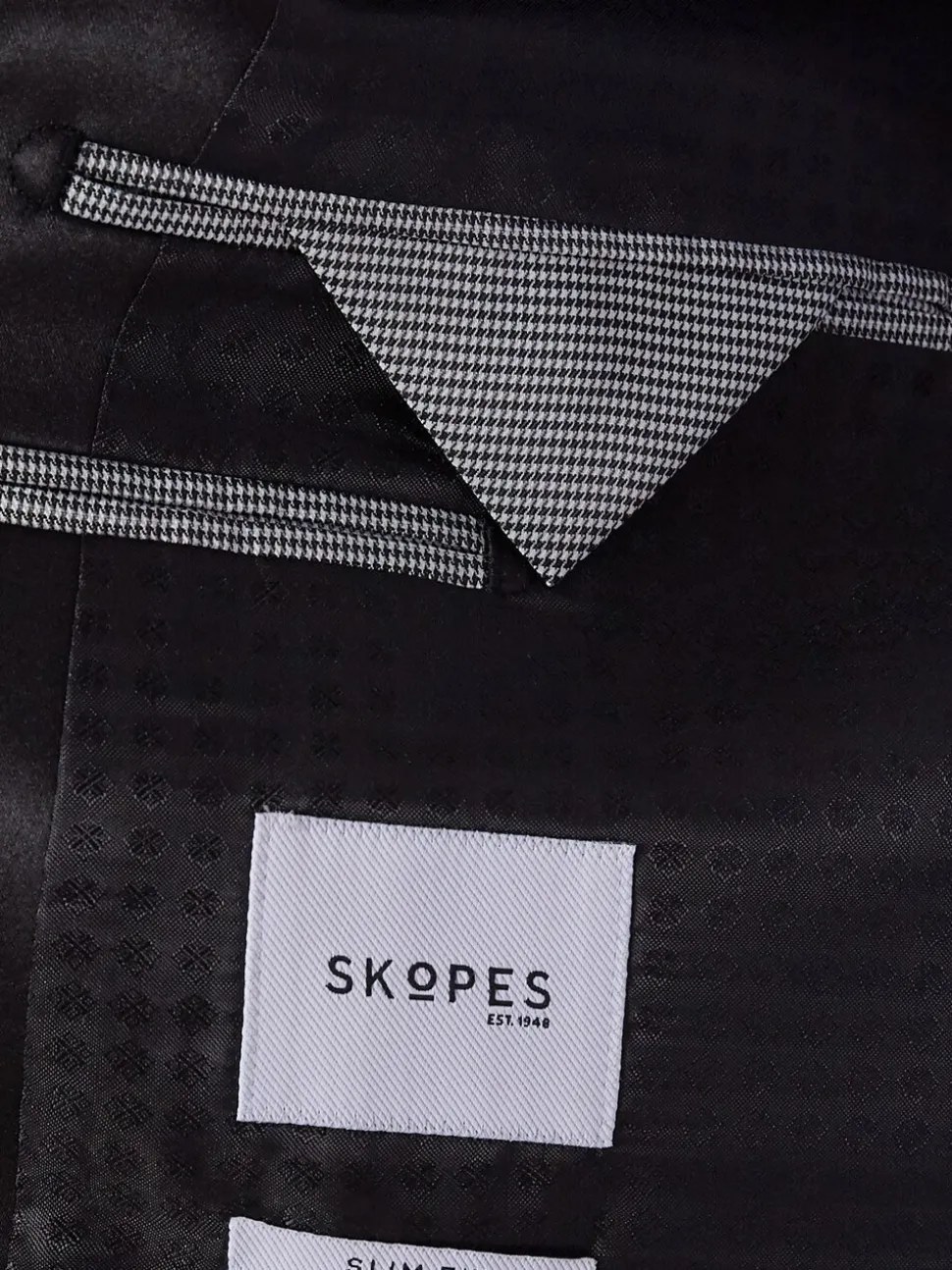 Zwart - Smal - Skopes Sinatra fit diner kostuumjasje