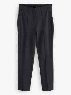 Zwart - Smalle vormgevende broek