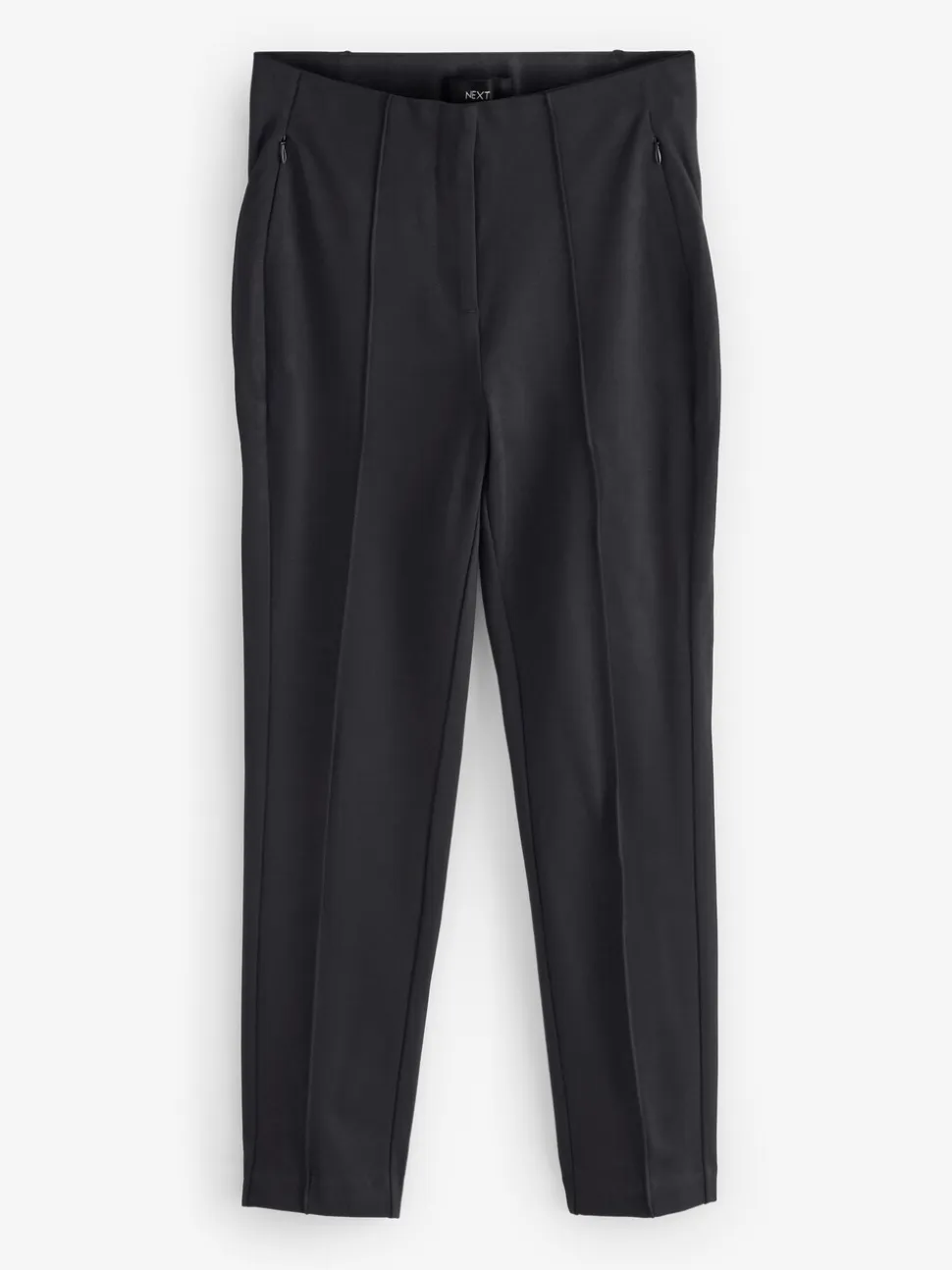 Zwart - Smalle vormgevende broek