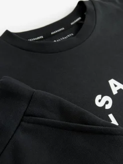 Zwart - smALLSAINTS Tierra set van T-shirt en sweatshorts