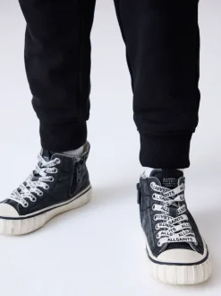 Zwart - smALLSAINTS Underground Oversized Set van Sweatshirt en Joggingbroek voor Jongere Jongens