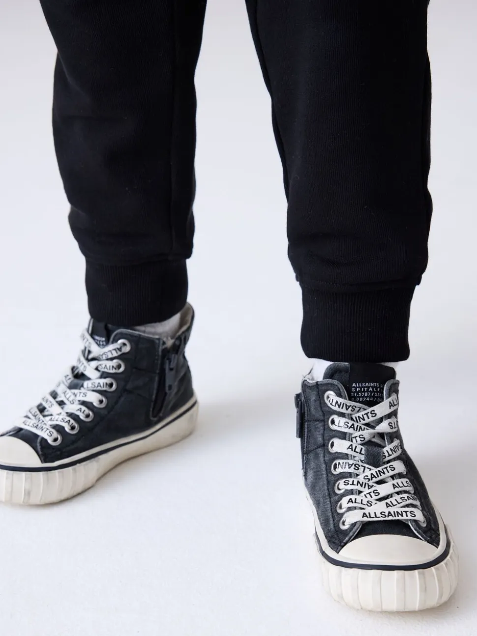 Zwart - smALLSAINTS Underground Oversized Set van Sweatshirt en Joggingbroek voor Jongere Jongens