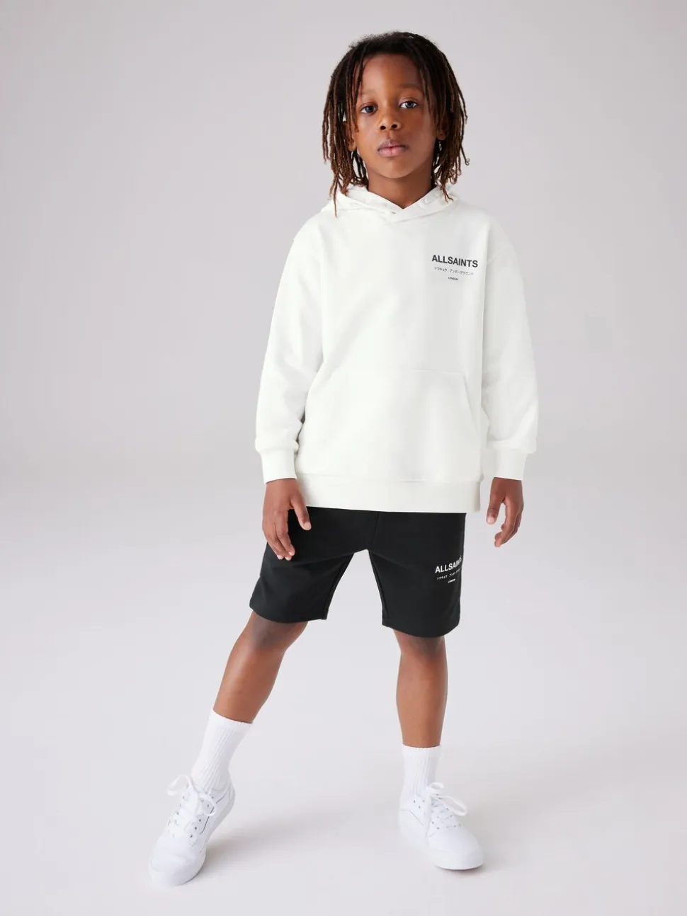 Zwart - smALLSAINTS Underground Sweat 100% Cotton Shorts