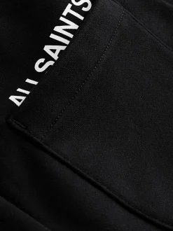 Zwart - smALLSAINTS Underground rechte joggingbroek met omslag van 100% katoen