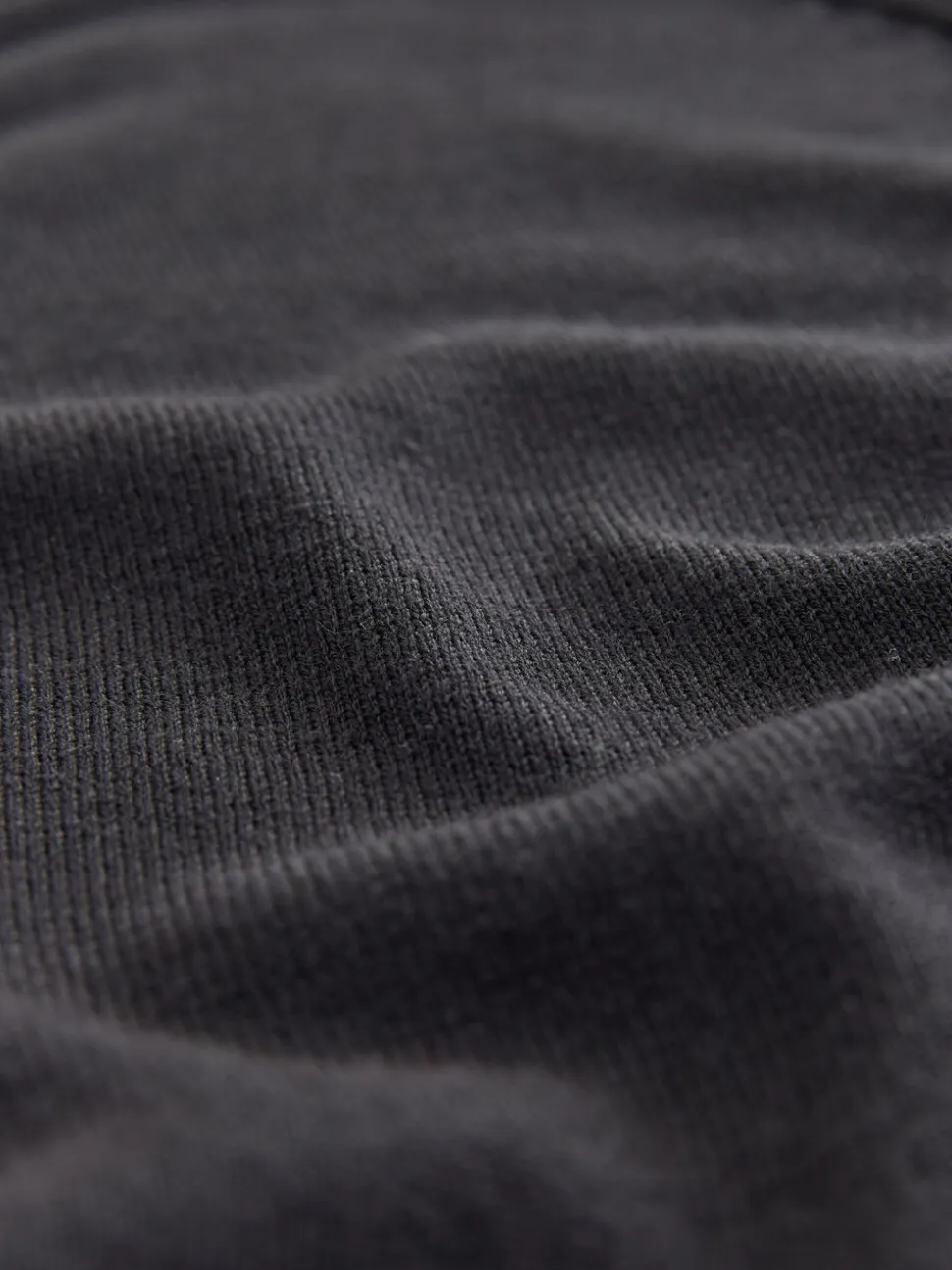 Zwart - Soft Touch V-hals Katoenrijk Vest met Knopen